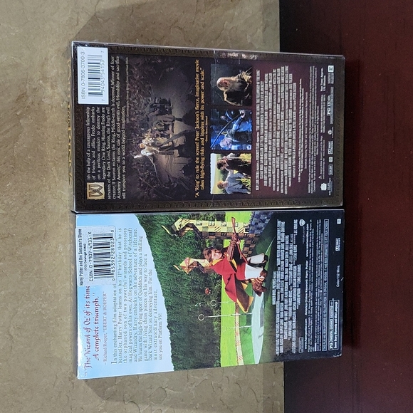 Vintage Sealed VHS tapes Harry Potter & Lord of The Rings Watermarked bundle - Picture 4 of 8